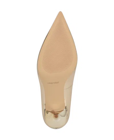 Nine West Women's Princesa Slip-on Stiletto Pumps In Gold
