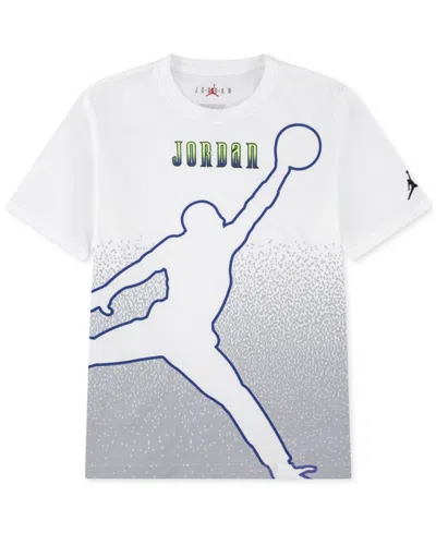Jordan Big Boys Jumpman Global Graphic T-shirt In Blue