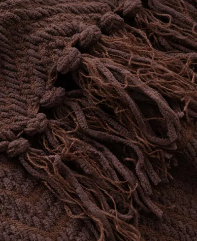 Battilo Herringbone Chenille Knit Throw, 50" X 60"