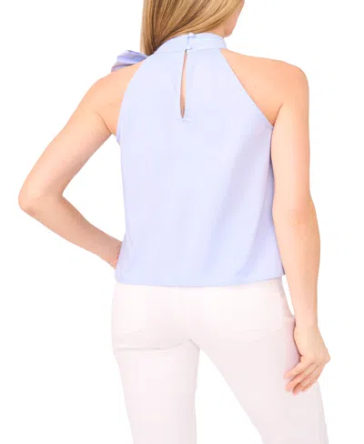 Cece Women's Bow Halter Neck Sleeveless Blouse