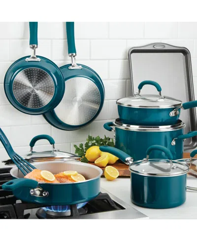 Rachael Ray Create Delicious Aluminum Nonstick Cookware Set, 13 Piece