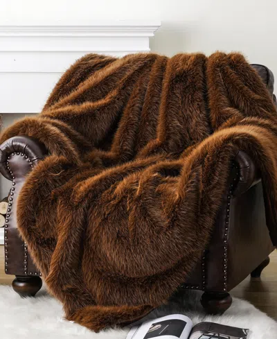 Battilo Lifestyle Faux Fur Throw, 50" X 60"