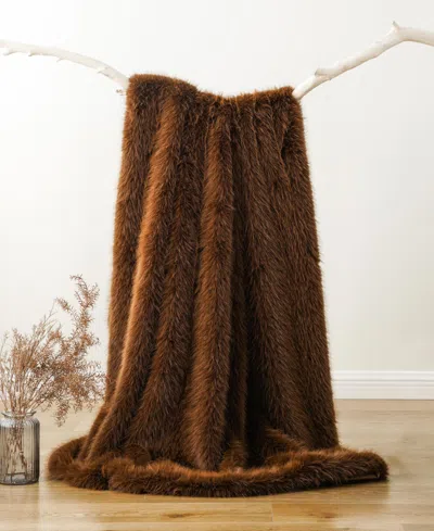Battilo Lifestyle Faux Fur Throw, 50" X 60"