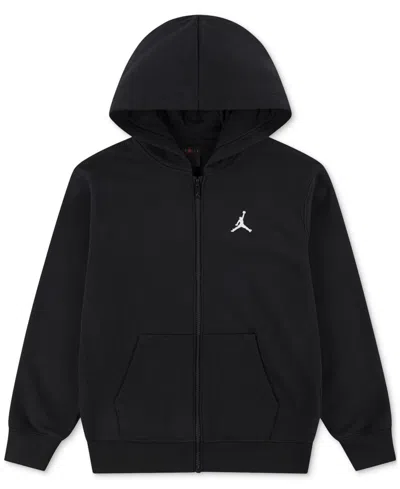 Jordan Kids' Big Boys Mj Brooklyn Full-zip Hoodie In Black