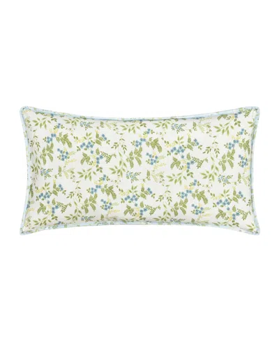 Piper & Wright Karalena Cotton Quilted Boudoir Decorative Pillow, 12" X 26"