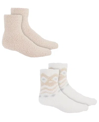 Charter Club Women's 2-pk. Fuzzy Butter Socks, Created For Macy's