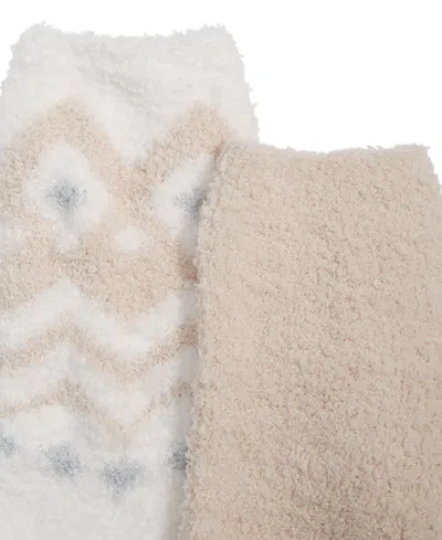 Charter Club Women's 2-pk. Fuzzy Butter Socks, Created For Macy's