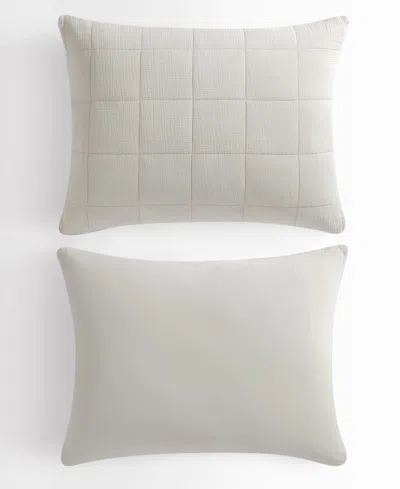 Calvin Klein Cotton Gauze Solid 3-pc. Quilt Set, King