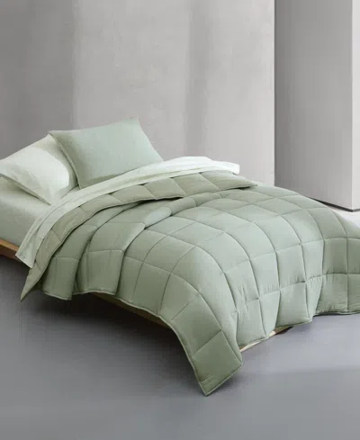 Calvin Klein Washed Solid Reversible Plush 5-pc. Comforter Set, Twin/twin Xl