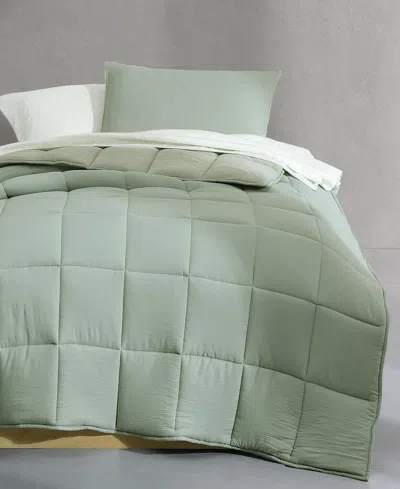 Calvin Klein Washed Solid Reversible Plush 5-pc. Comforter Set, Twin/twin Xl