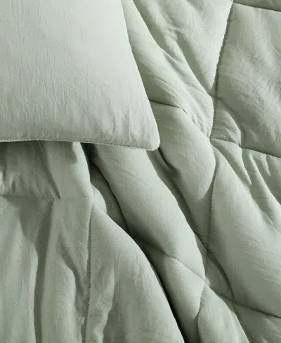 Calvin Klein Washed Solid Reversible Plush 5-pc. Comforter Set, Twin/twin Xl