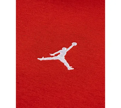 Jordan Big Boys Brooklyn Essentials Fleece Pullover Hoodie In Red