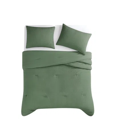 Truly Soft Crinkle Garment Wash Solid 2-pc. Comforter Set, Twin/twin Xl