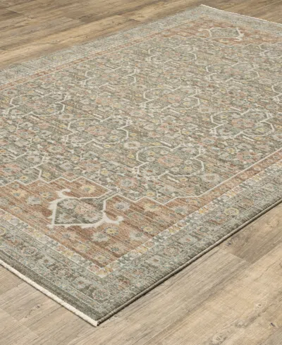 Oriental Weavers Keaton Kea01 9'10"x12'10" Area Rug In Brown