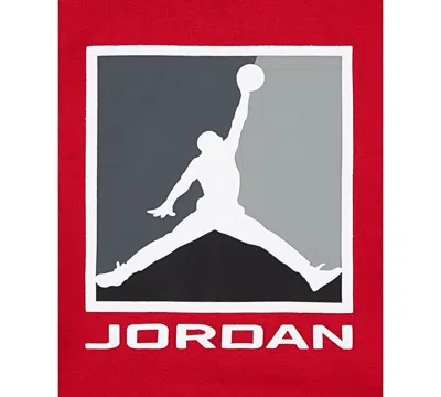Jordan Big Boys Essentials Baseline Pullover Hoodie In Red