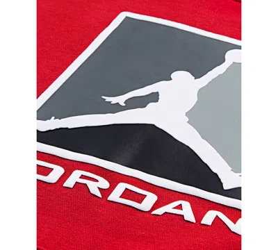 Jordan Big Boys Essentials Baseline Pullover Hoodie In Red