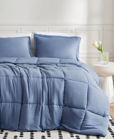 Truly Soft Garment Wash Solid 2-pc. Comforter Set, Twin/twin Xl