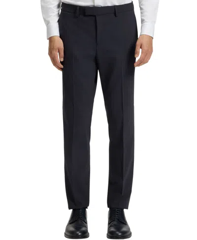 Hugo Boss Boss Huge Check Virgin Wool Suit In Blue
