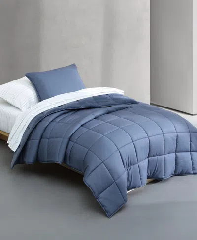 Calvin Klein Washed Solid Reversible Plush 5-pc. Comforter Set, Twin/twin Xl
