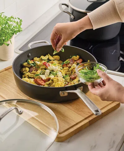 Kitchenaid Hard-anodized Induction 5 -qt. Saute Pan In Black