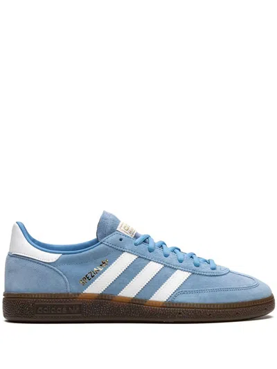 Adidas Originals Mens Blue White Gum Handball Spezial Suede Low-top Trainers