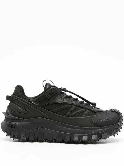 Moncler Men Trailgrip Gtx Mesh And Leather Sneakers In Multi
