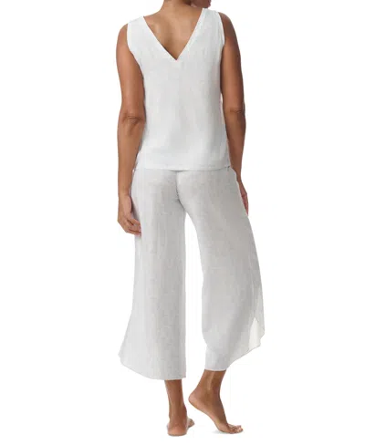 Tommy Hilfiger Women's Printed Cropped Pajama Set