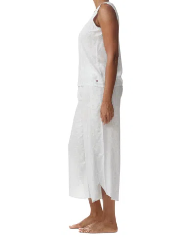 Tommy Hilfiger Women's Printed Cropped Pajama Set