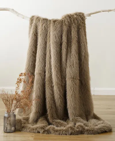 Battilo Lifestyle Faux Fur Throw, 60" X 80"