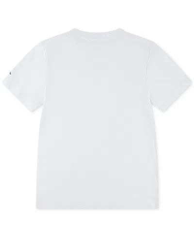 Jordan Big Boys Ghost Man Graphic T-shirt In White