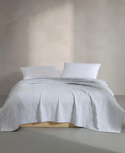 Calvin Klein Cotton Gauze Solid 3-pc. Quilt Set, Queen