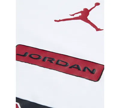 Jordan Big Boys 23 Stacked Graphic Short-sleeve T-shirt In White