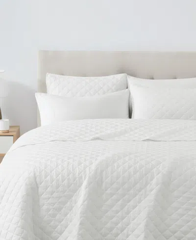 Cannon Oversized Cotton Percale 3-pc. Quilt Set, King