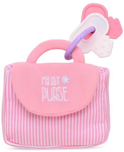 Little Me Baby Girls My First Purse Plush Play Set In Pink