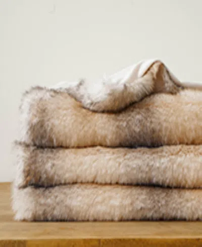 Battilo Luxury Tipped Faux Fur Throw, 60"x 80"