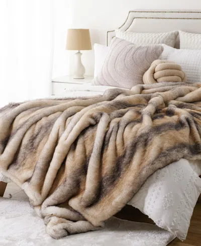 Battilo Luxury Tipped Faux Fur Throw, 60"x 80"