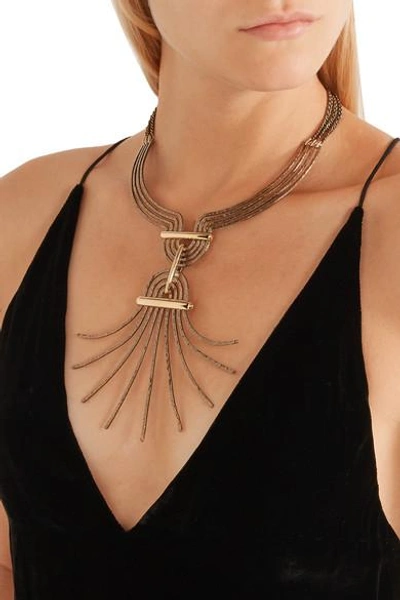Shop Lanvin Elvira Gold-tone Necklace