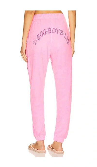 Boys Lie 1-800 Mac Slim Pant In Pink