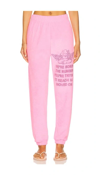 Boys Lie 1-800 Mac Slim Pant In Pink