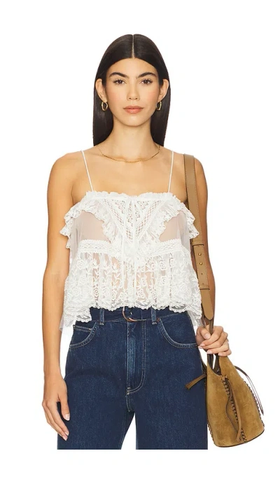 Free People Sofia Embroidered Tank