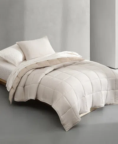 Calvin Klein Washed Solid Reversible Plush 5-pc. Comforter Set, Twin/twin Xl