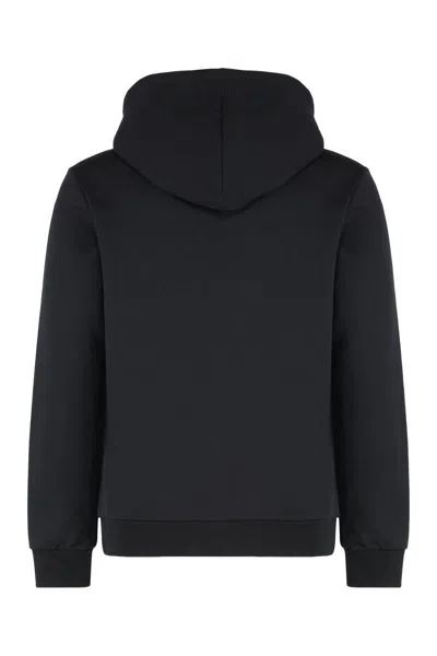 Apc A.p.c. Hoodie Standard Rue Madame Gots In Black
