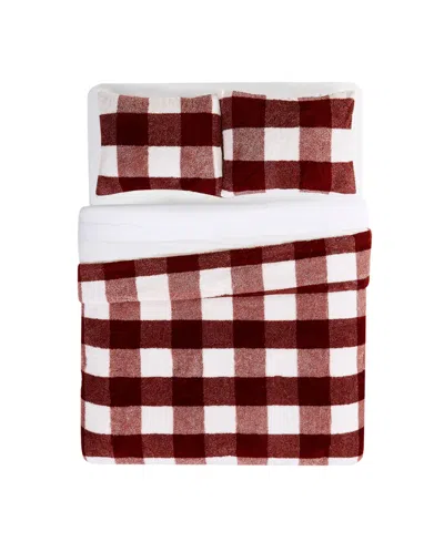 Cannon Cozy Buffalo Check 3-pc. Comforter Set, Full/queen