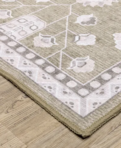 Oriental Weavers Addison Machine Washable Add07 7'6"x9'10" Area Rug In Multi