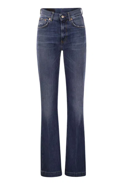 Dondup Olivia Slim Fit Bootcut Jeans In Blue