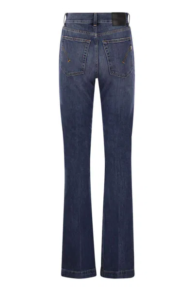 Dondup Olivia Slim Fit Bootcut Jeans In Blue