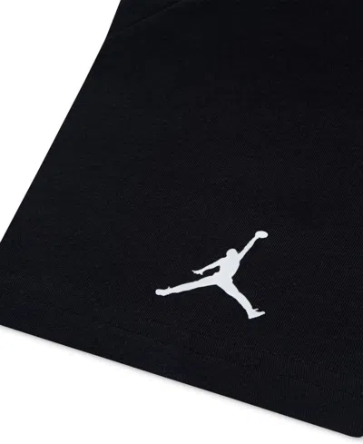 Jordan Big Boys Ghost Man Graphic T-shirt In Black