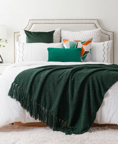 Battilo Herringbone Chenille Knit Throw, 50" X 60"