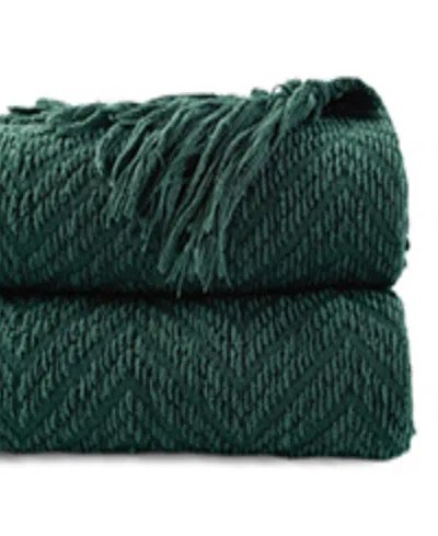 Battilo Herringbone Chenille Knit Throw, 50" X 60"