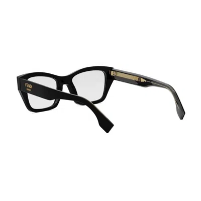 Fendi Rectangular Optical Glasses In Black